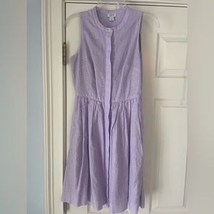J. Crew Factory Sleeveless Shirtdress
